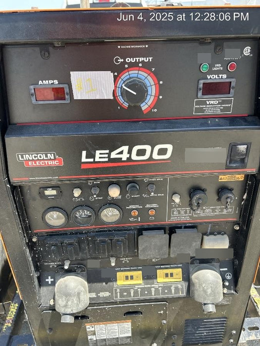 2022 Lincoln Electric LE400 Kubota V1505, Trlr, Cable Rack, Light Kit, ES Decals, T3