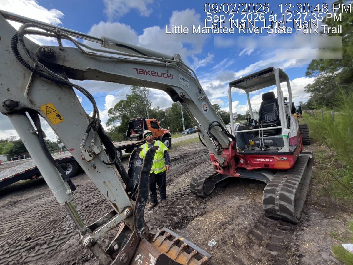 2019 Takeuchi TB260 Canopy, Standard Blade, Auxiliary hydraulics Manual QC, Hydraulic thumb, 12" ,18", 24" Bucket