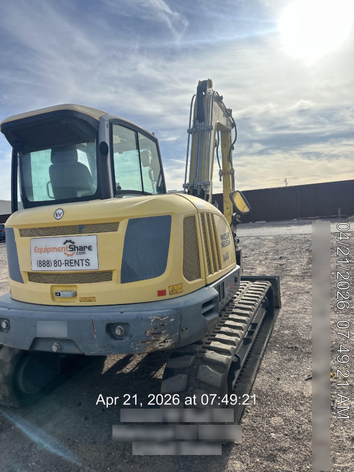 Wacker Neuson ET90 ET90 18K Excavator, Track, Cab, Bucket