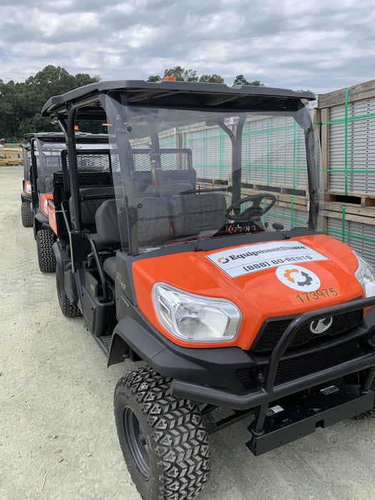 2021 Kubota RTV-X1140W-H Plastic Canopy, Windshield Acrylic Clear, LED Strobe Light, Wire Harness Kit, Back up Alarm