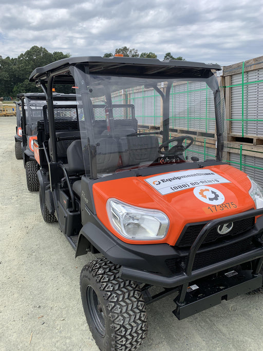 2021 Kubota RTV-X1140W-H Plastic Canopy, Windshield Acrylic Clear, LED Strobe Light, Wire Harness Kit, Back up Alarm