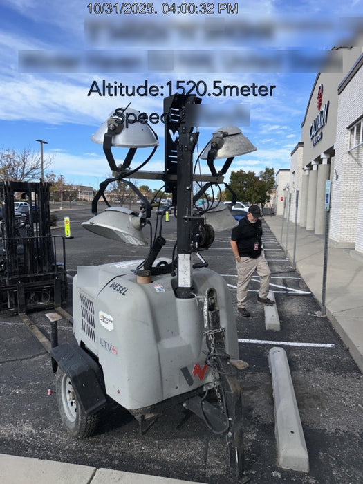 2018 Wacker Neuson LTV6L-MH Wacker Neuson LTV6L Mobile Light Tower w/Fuel Level Sensor Installed