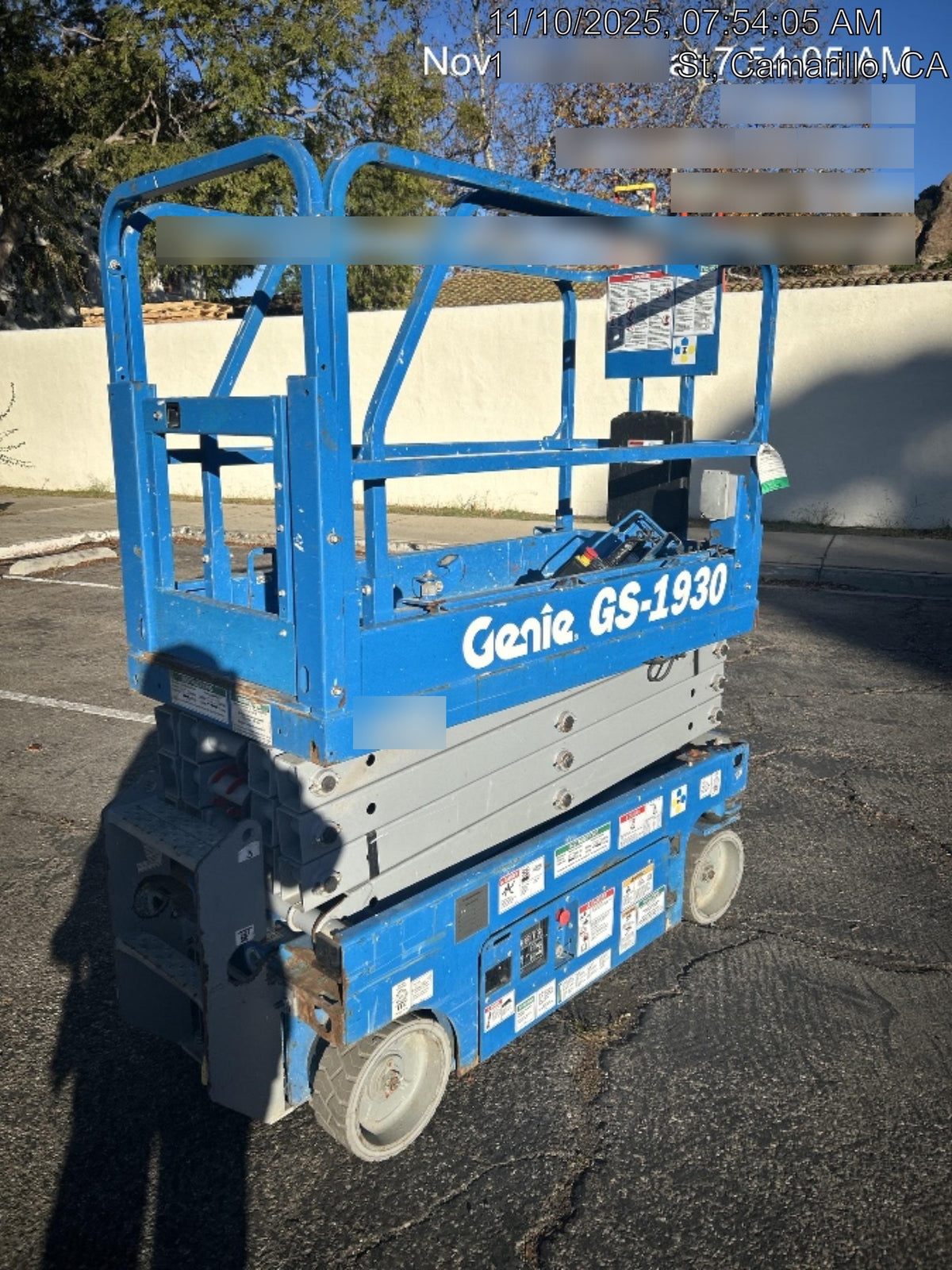 2019 Genie GS-1930 Half Height Swing Gate, 800W Inverter