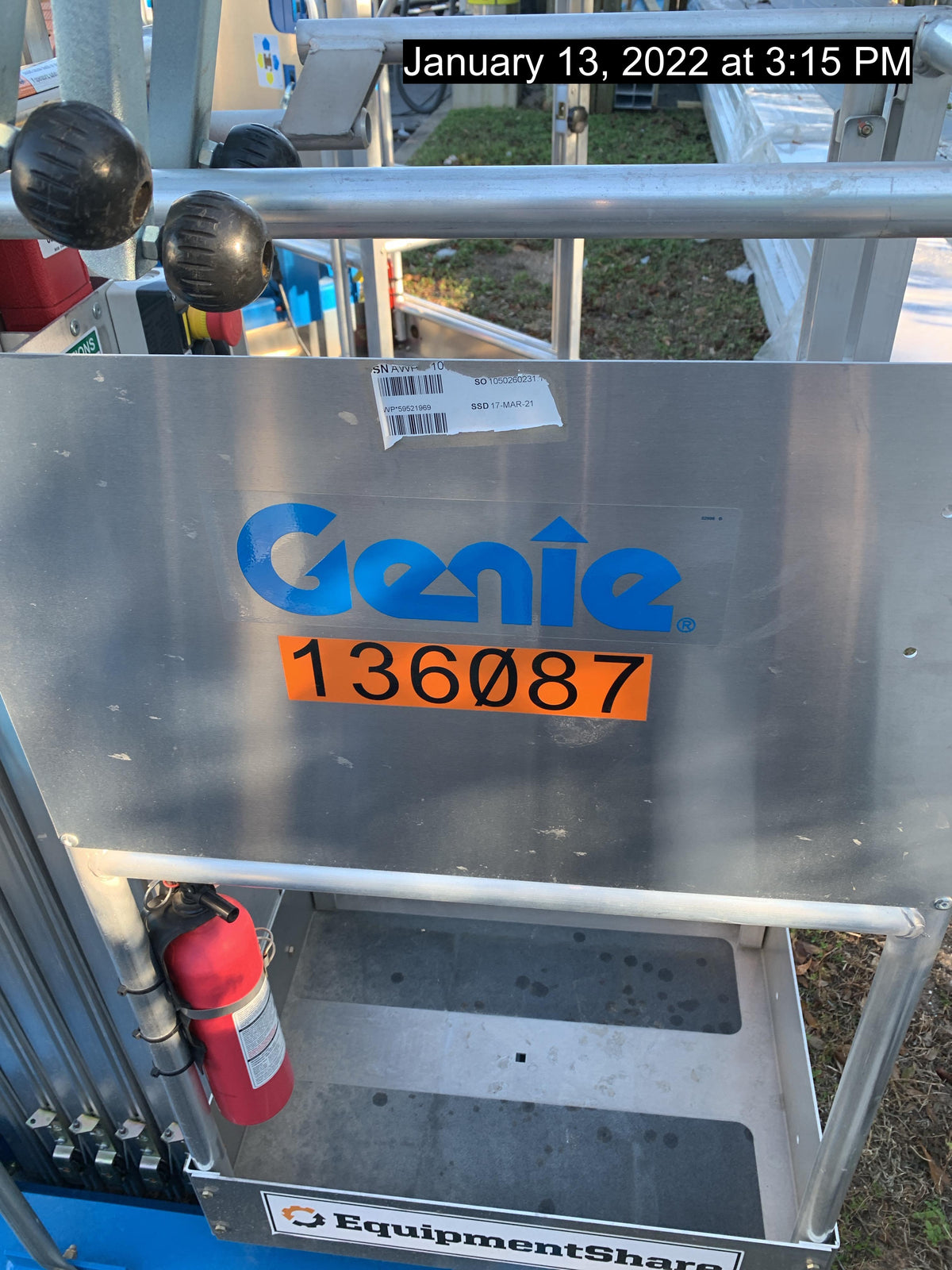 2021 GENIE AWP-30S DC