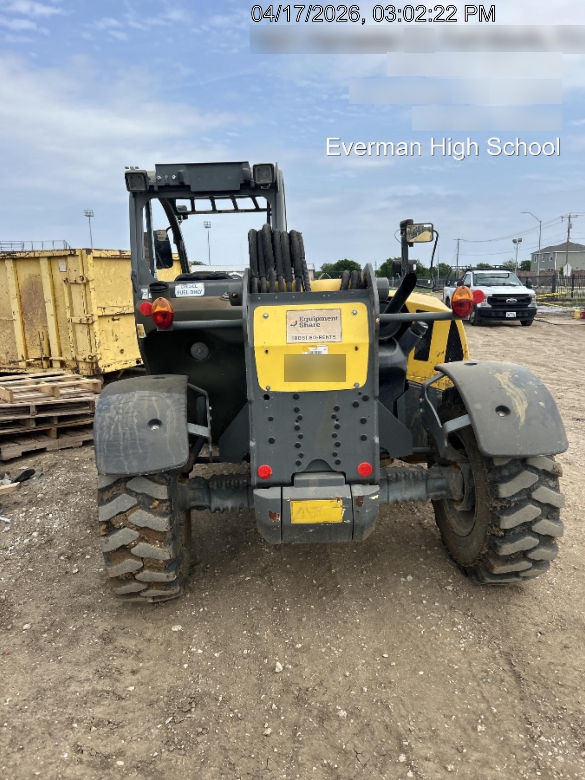 2018 Wacker Neuson TH627 Wacker Neuson TH627 Telehandler w/Canopy, Solid Tires, 48" Carriage and Forks