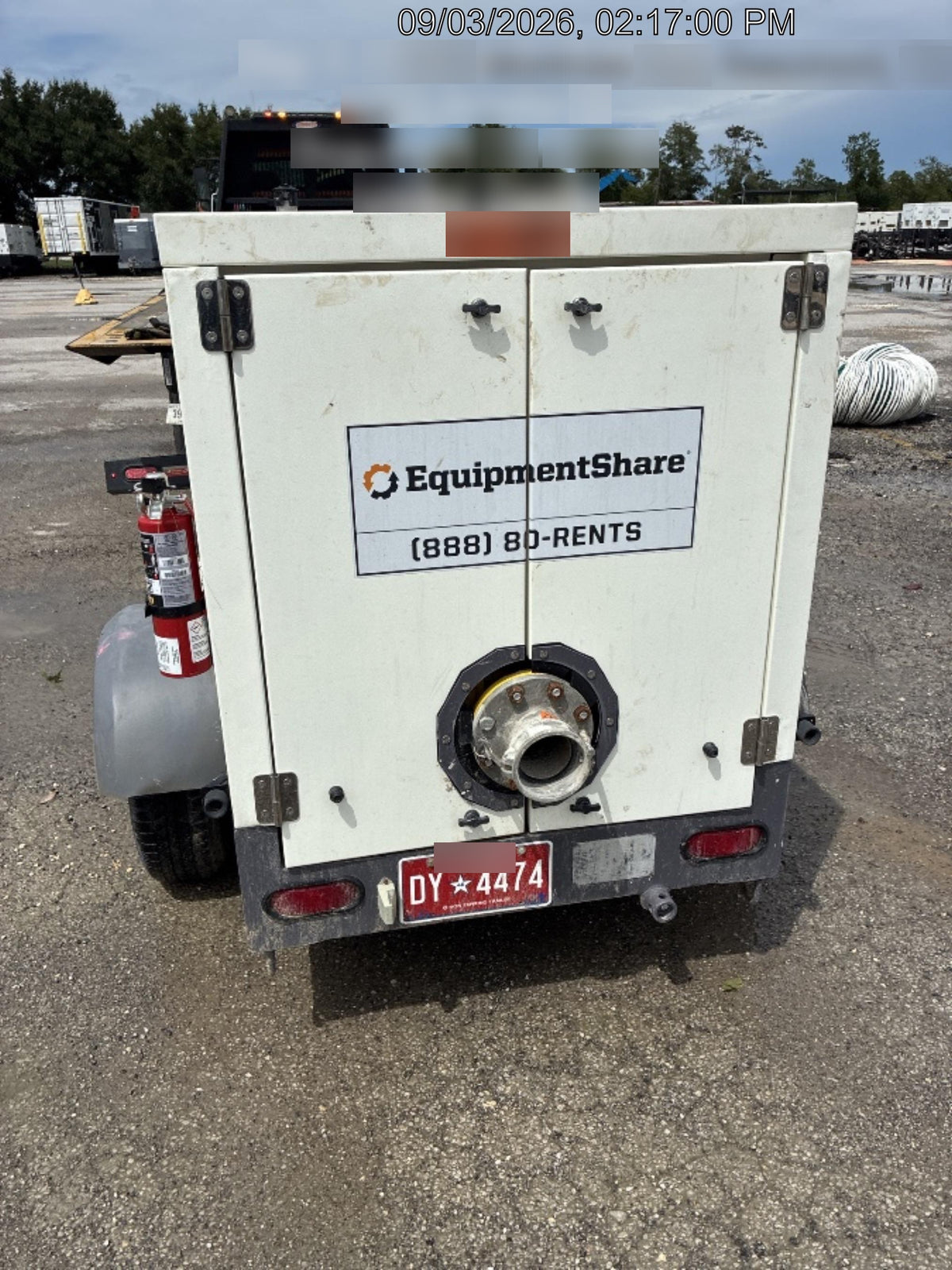 2020 ATLAS COPCO PAS 100 HF CS Enclosed