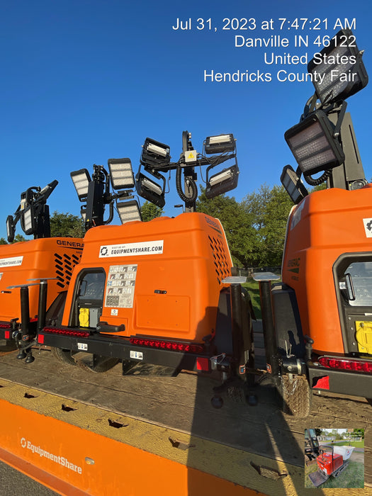 2023 Generac MLT2 Diesel, Flex Switch 120V Input, Powerzone Controller, (4) 320W LED Lights, 4kW Generator, 39.9 Gal Fuel Tank, 2" Ball, T3