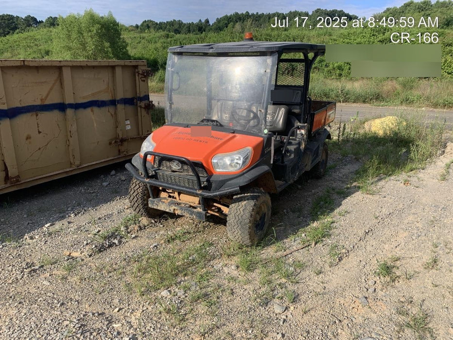 2021 Kubota RTV-X1140W-H Plastic Canopy, Windshield Acrylic Clear, LED Strobe Light, Wire Harness Kit, Back up Alarm