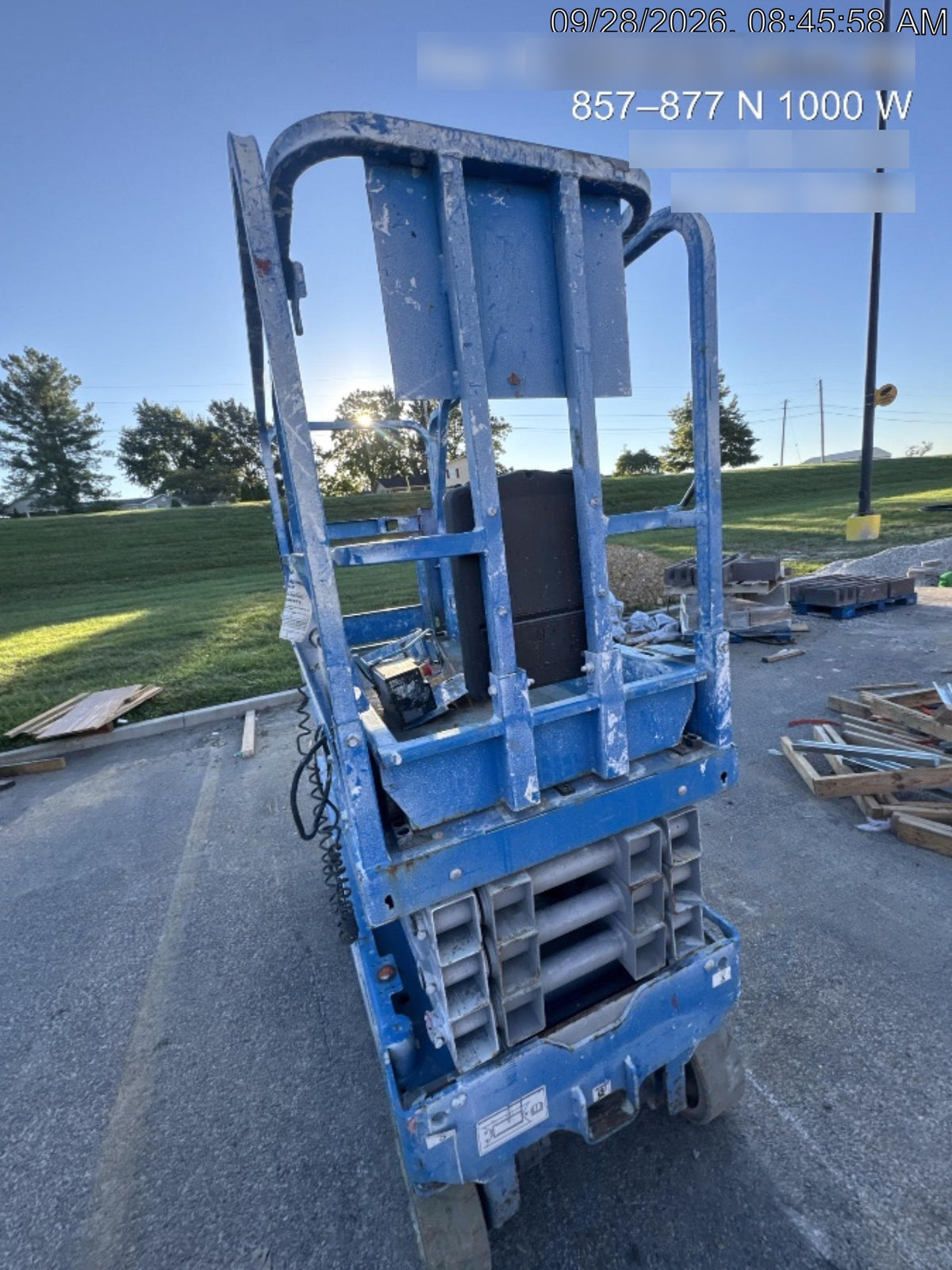 2020 Genie GS-1930 Solid Non Marking Tires, Beacon, Folding rails with half height swing gate