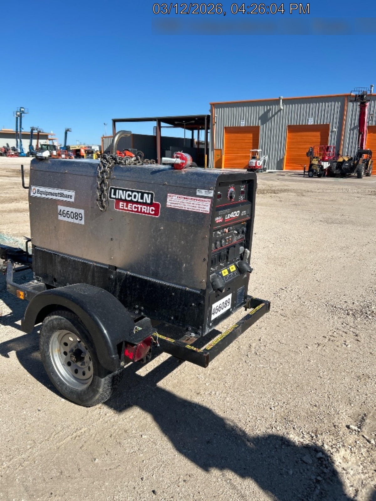 2024 Lincoln Electric LE400 Kubota V1505, Trlr, Cable Rack, Light Kit, ES Decals, T3