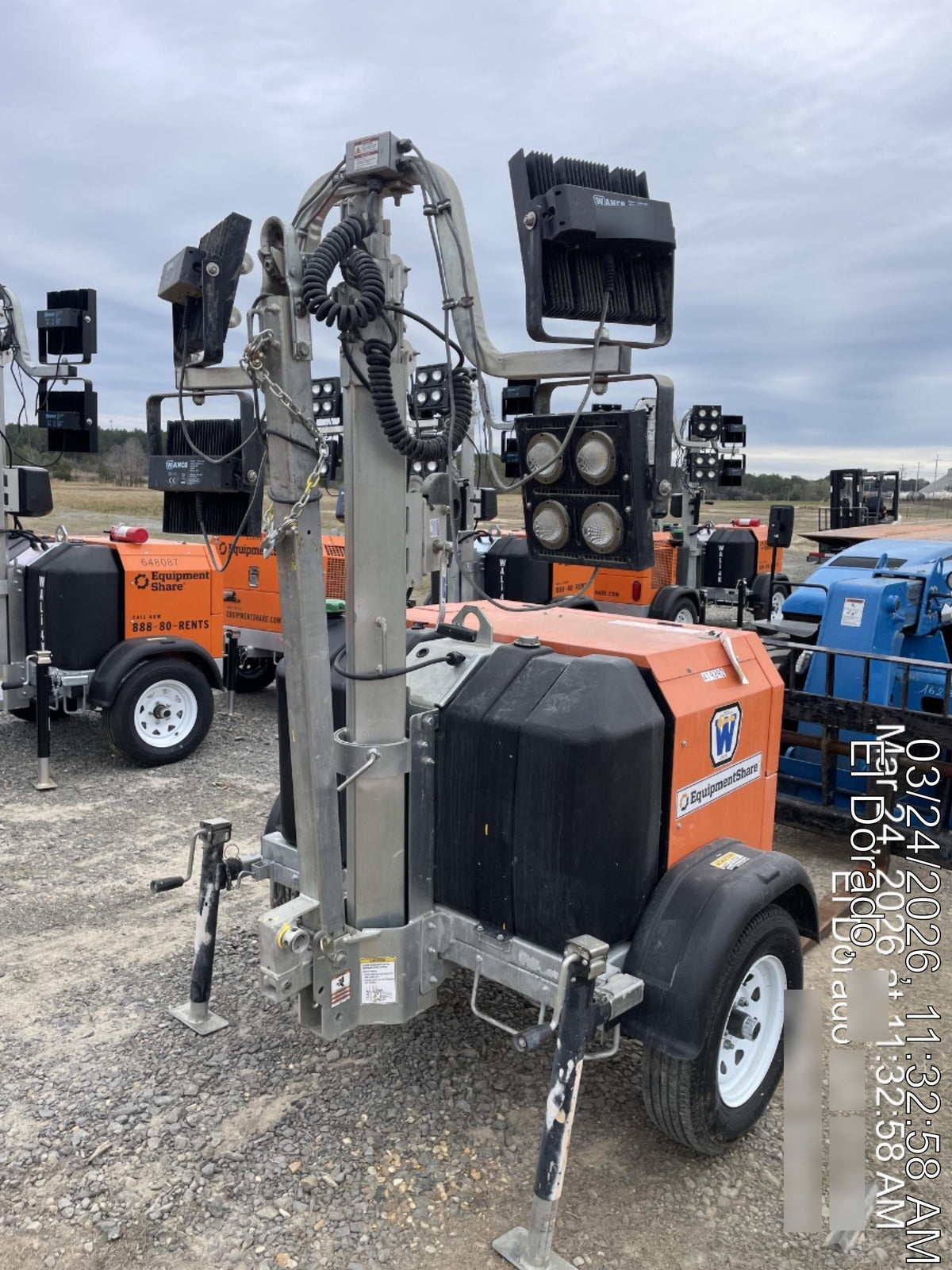 2024 Wanco WLTT-4MM4K Diesel, Deep Sea Controller, Shore Power Plug, Auto Start, (4) 350W LED Floodlights, 4kW Generator, 60 Gal Fuel Tank, 2" Ball, T3