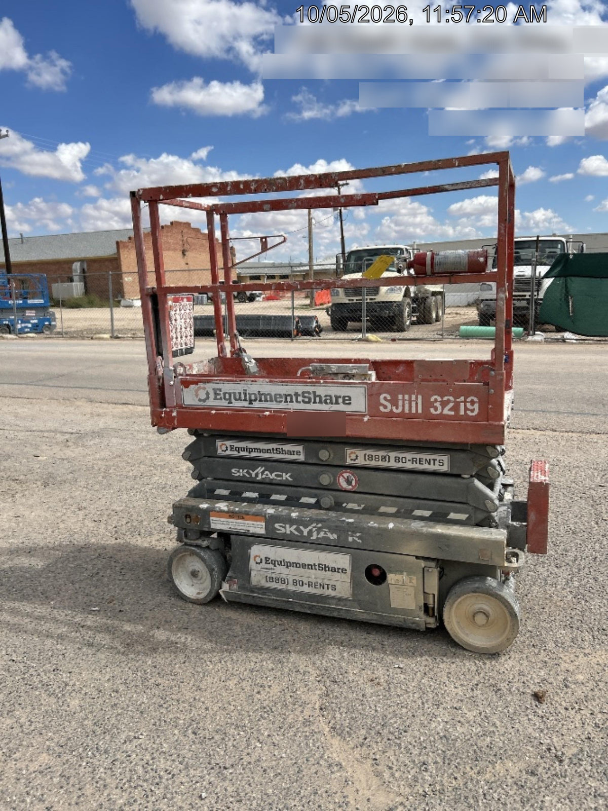 2019 Skyjack SJIII-3219 Skyjack SJIII3219 Standard w/Trojan Batteries