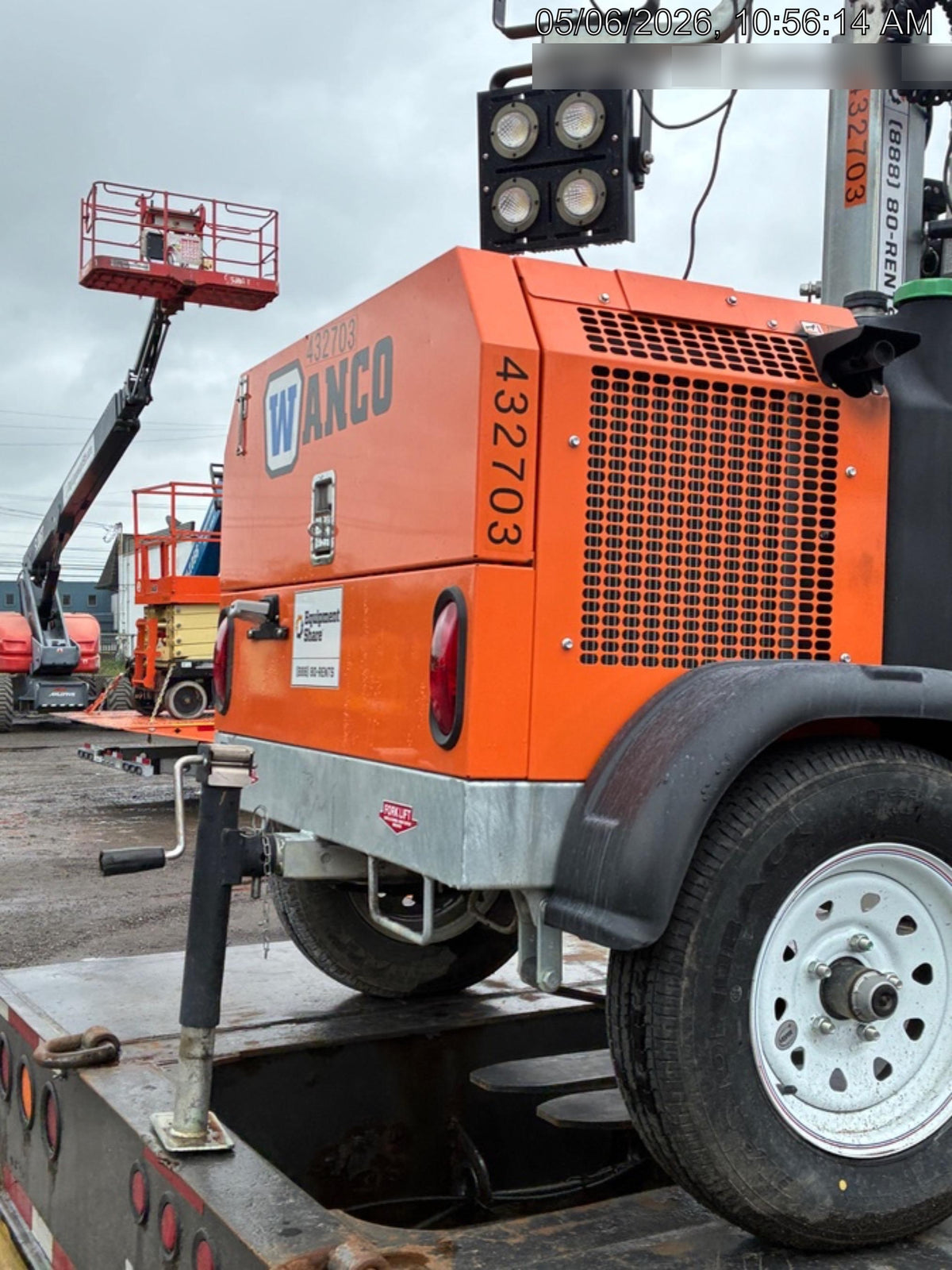 2024 Wanco WLTT-4MM4K Diesel, Deep Sea Controller, Shore Power Plug, Auto Start, (4) 350W LED Floodlights, 4kW Generator, 60 Gal Fuel Tank, 2" Ball, T3