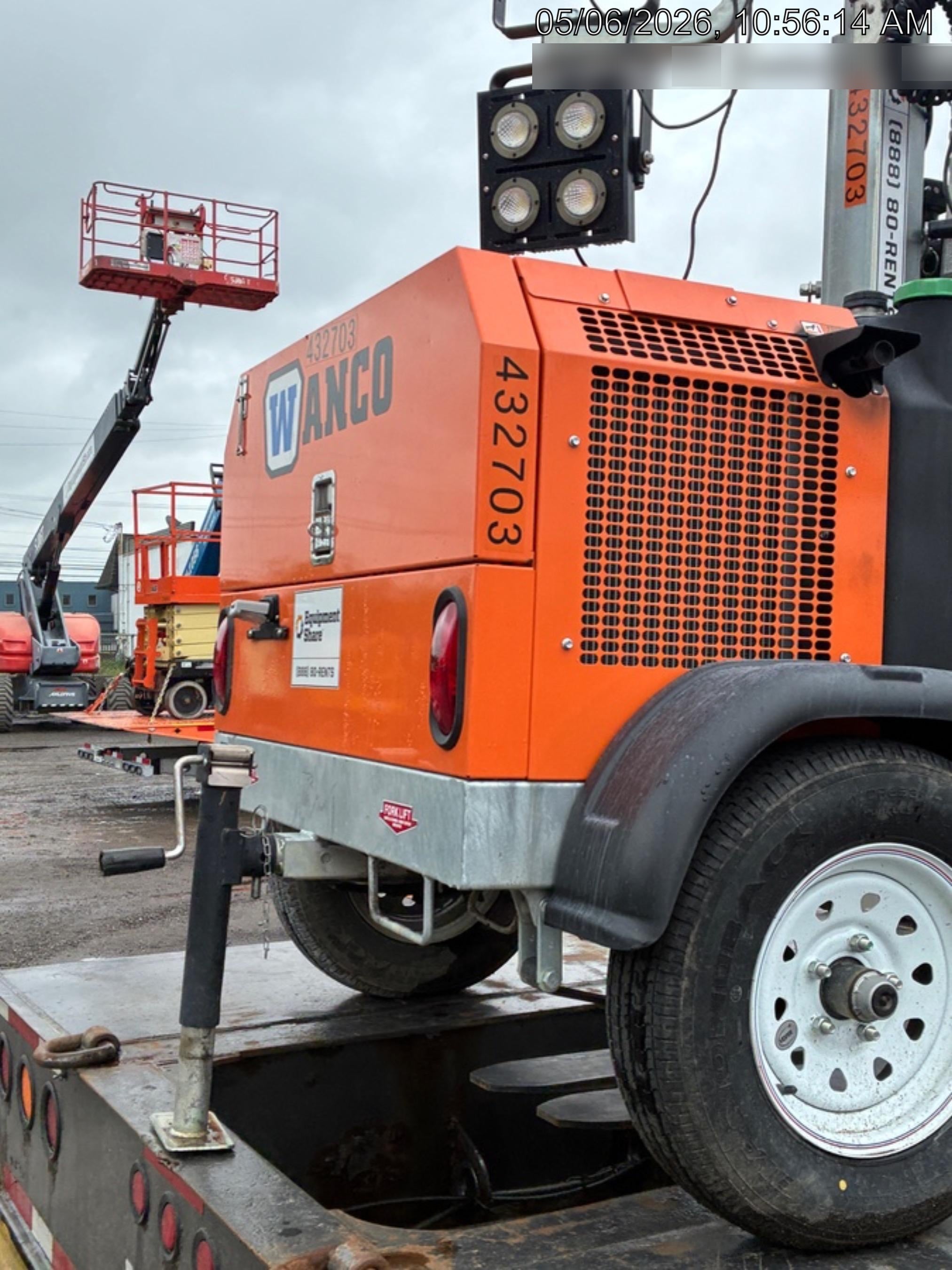 2024 Wanco WLTT-4MM4K Diesel, Deep Sea Controller, Shore Power Plug, Auto Start, (4) 350W LED Floodlights, 4kW Generator, 60 Gal Fuel Tank, 2" Ball, T3