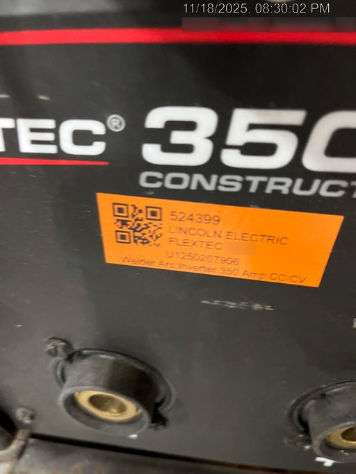 2025 LINCOLN ELECTRIC FLEXTEC 350X