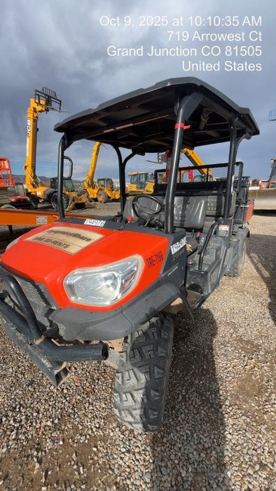 2022 Kubota RTV-X1140W-H Plastic Canopy, Windshield Acrylic Clear, LED Strobe Light, Wire Harness Kit, Back up Alarm