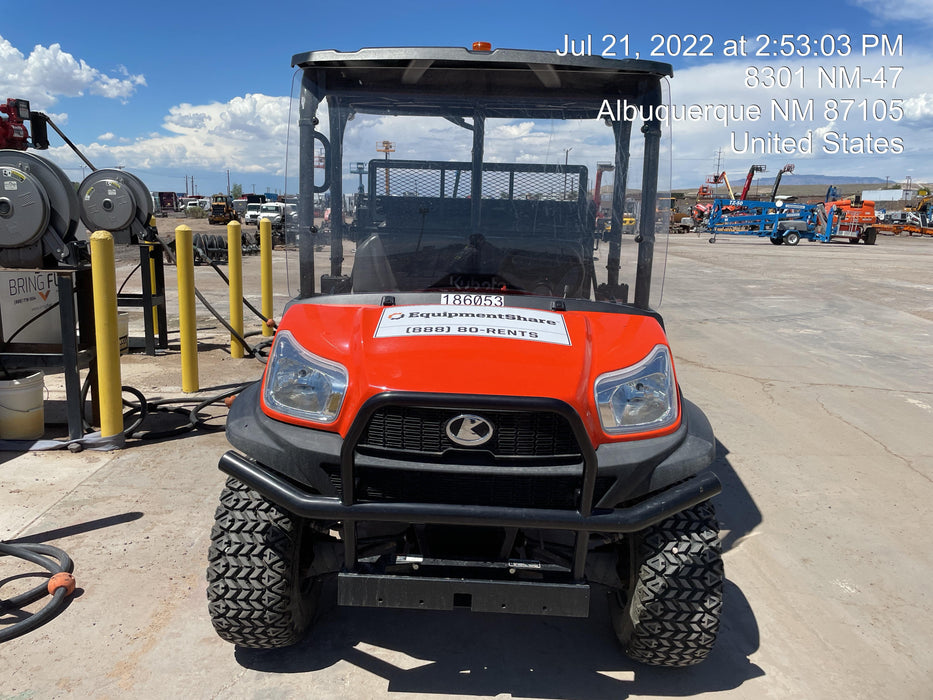 Kubota RTV-X1140W-H Plastic Canopy, Windshield Acrylic Clear, LED Strobe Light, Wire Harness Kit, Back up Alarm