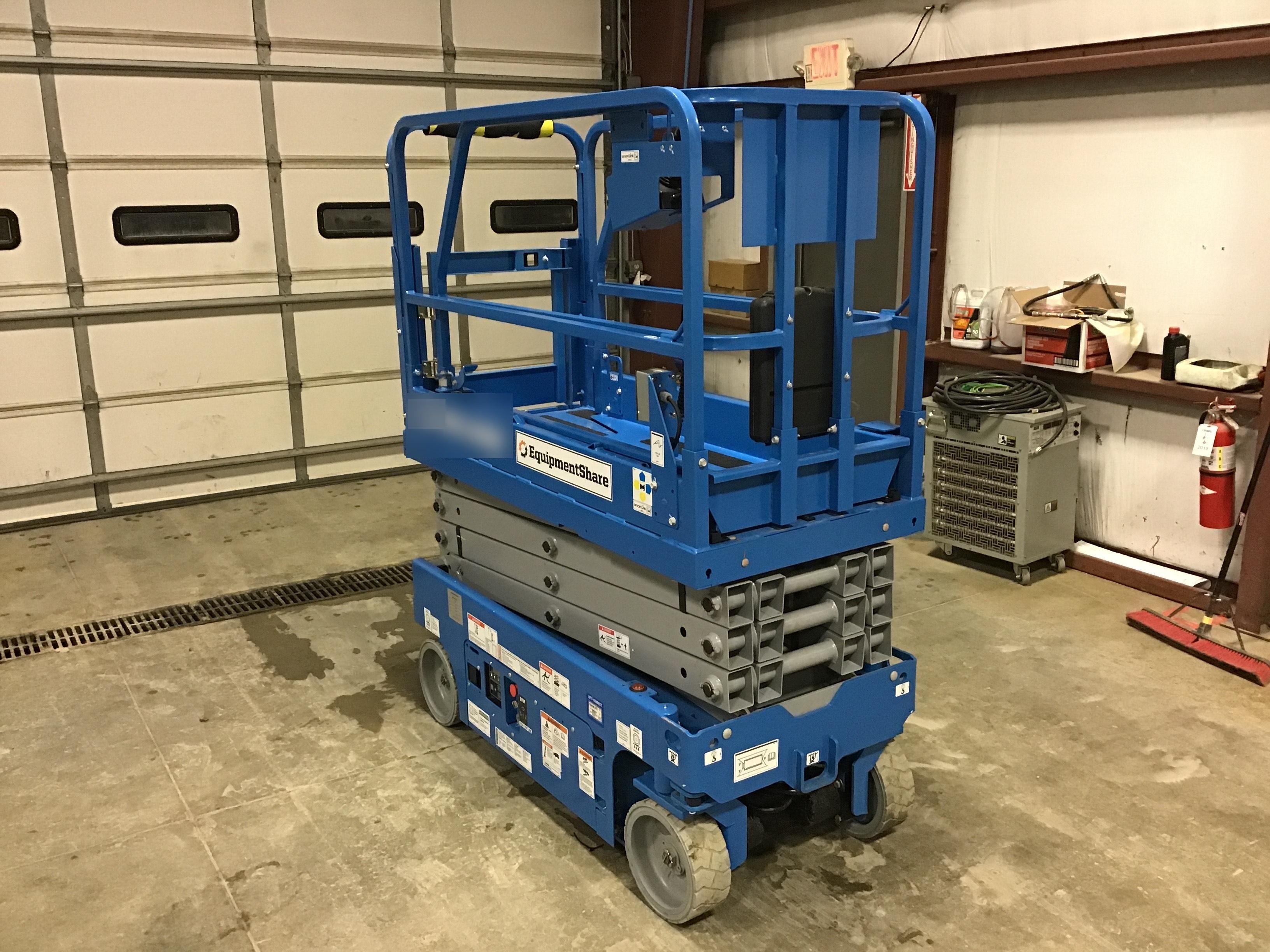 2020 Genie GS-1930 Solid Non Marking Tires, Beacon, Folding rails with half height swing gate