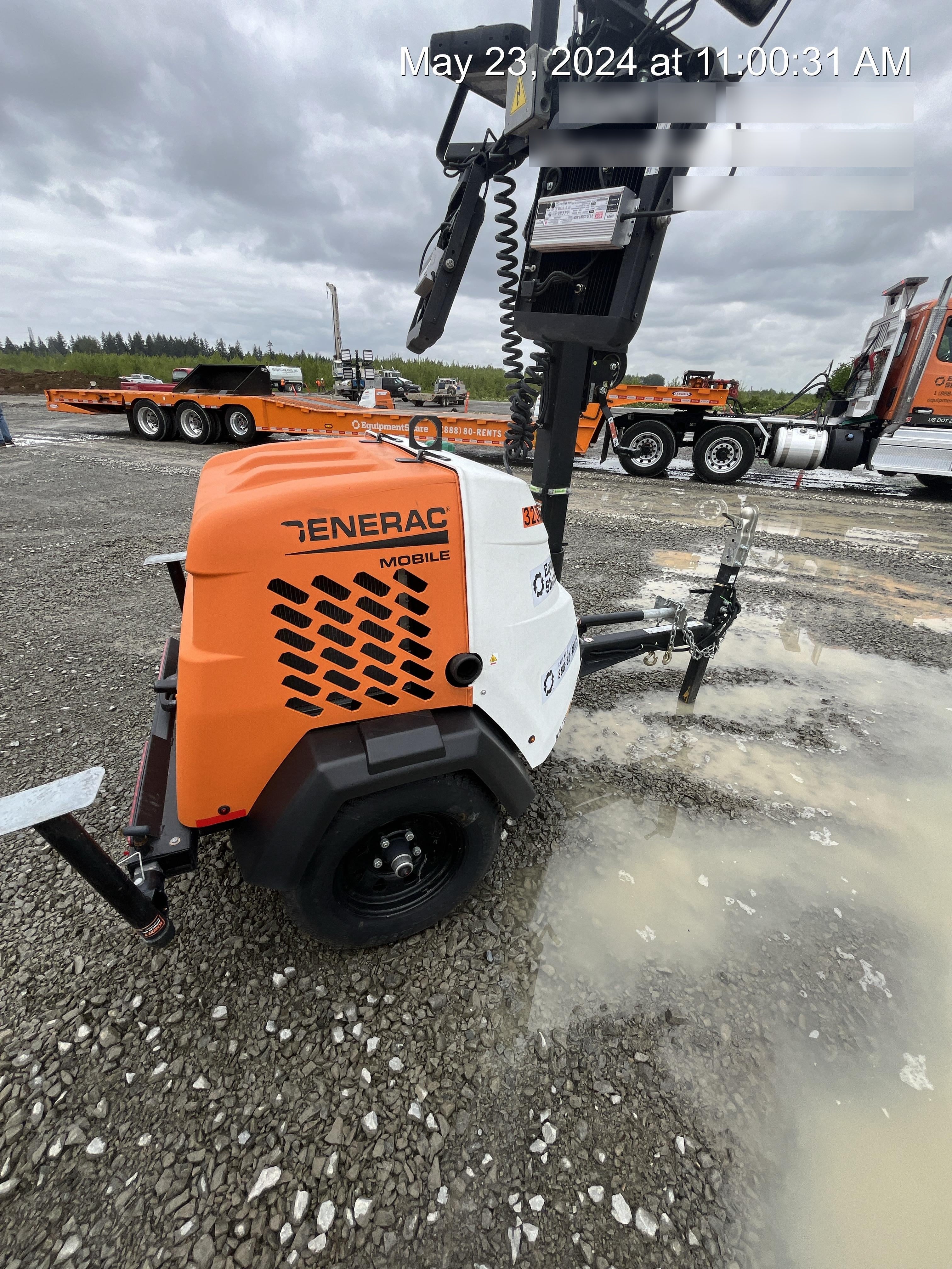 2023 Generac MLT2 Diesel, Flex Switch 120V Input, Powerzone Controller, (4) 320W LED Lights, 4kW Generator, 39.9 Gal Fuel Tank, 2" Ball, T3
