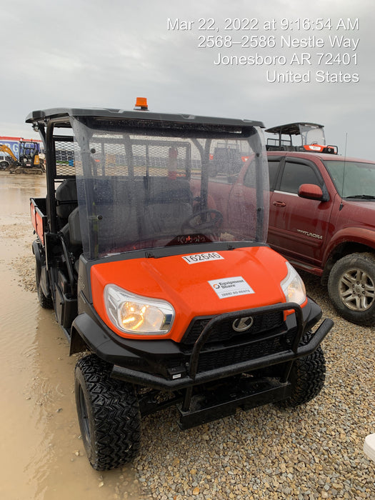 2021 Kubota RTV-X1140W-H Plastic Canopy, Windshield Acrylic Clear, LED Strobe Light, Wire Harness Kit, Back up Alarm