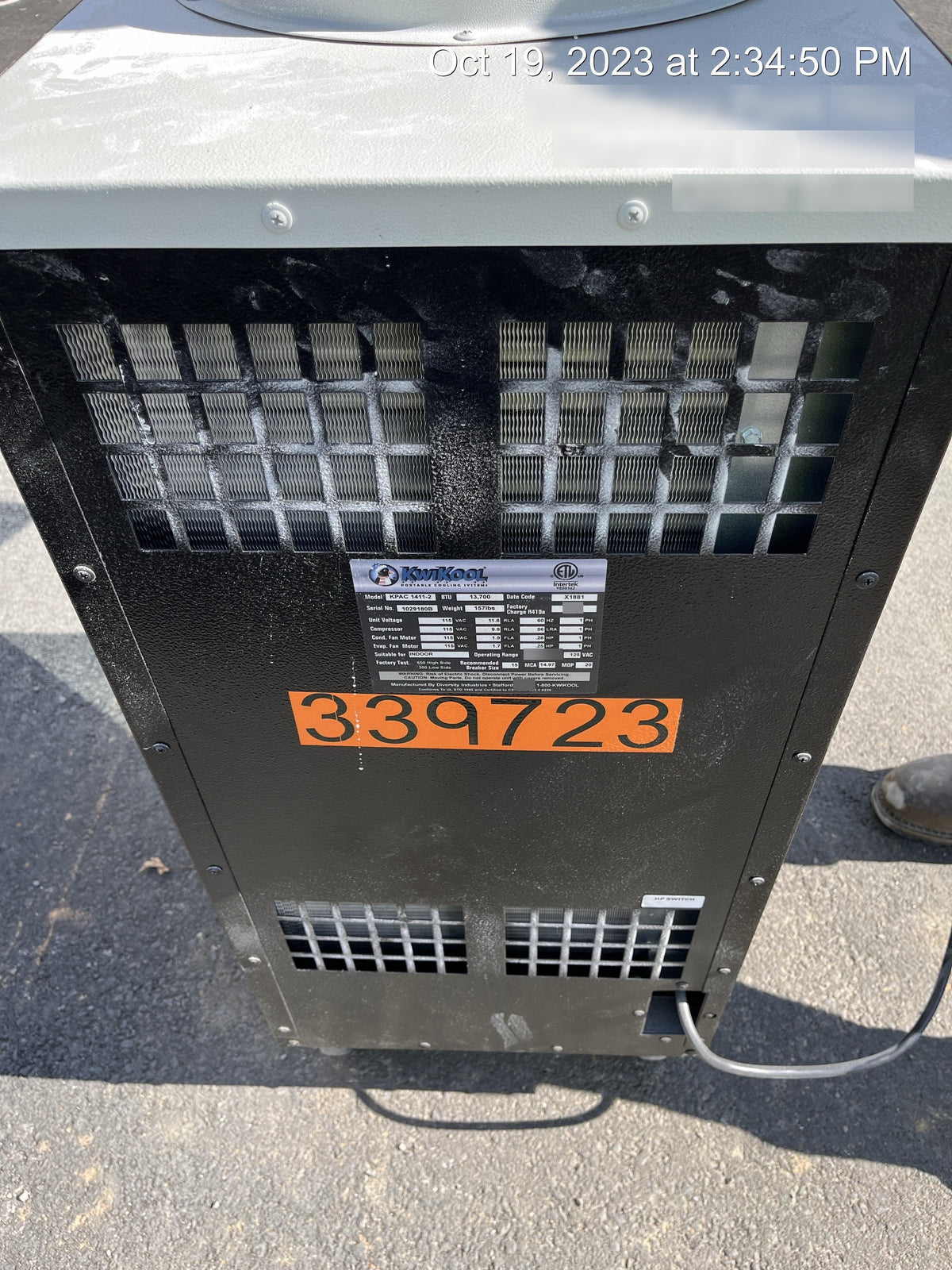 2023 KWIKOOL KPAC1411-2