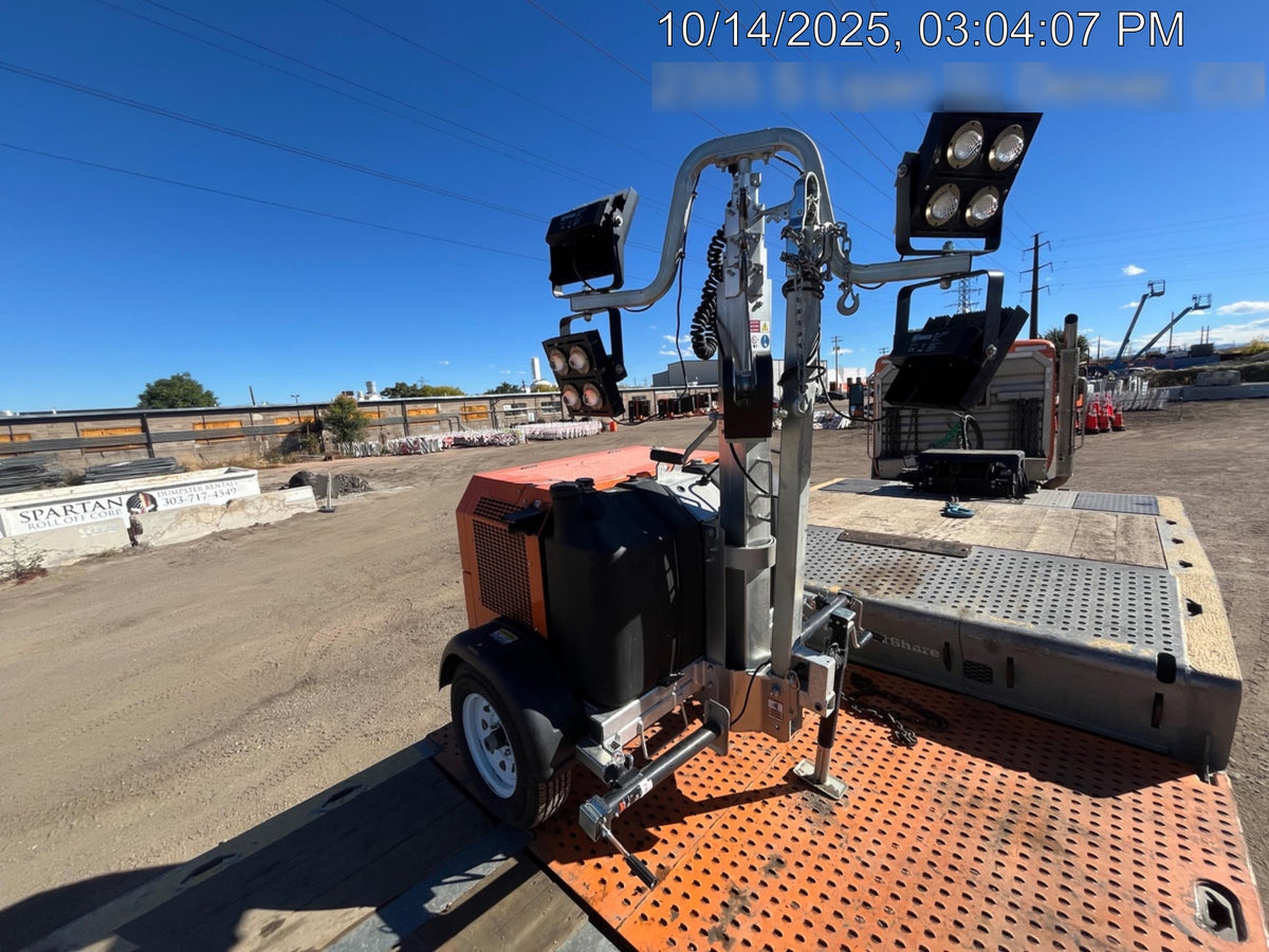 2024 Wanco WLTT-4MM4K Diesel, Deep Sea Controller, Shore Power Plug, Auto Start, (4) 350W LED Floodlights, 4kW Generator, 60 Gal Fuel Tank, 2" Ball, T3