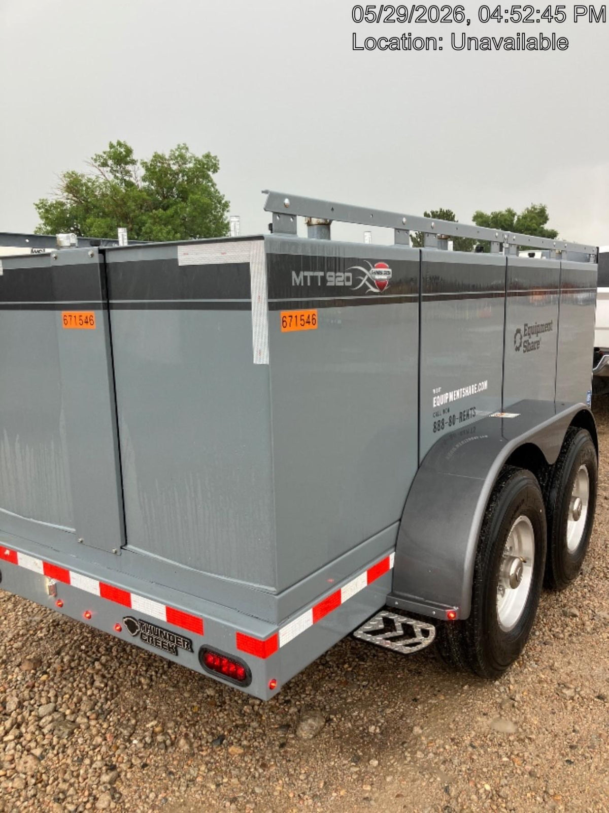 2026 THUNDER CREEK MTT920 - Hazmat not required