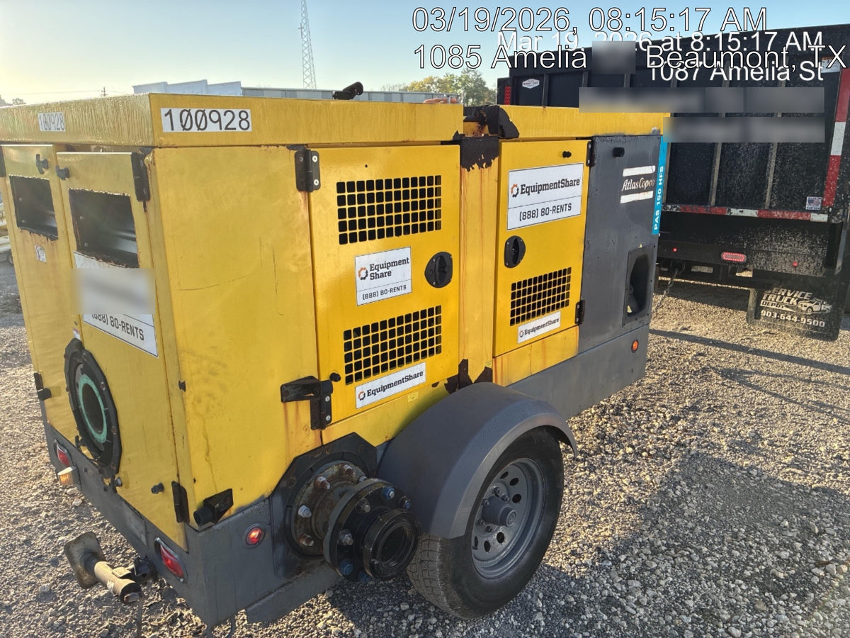 2020 ATLAS COPCO PAS 150 HF CS Enclosed
