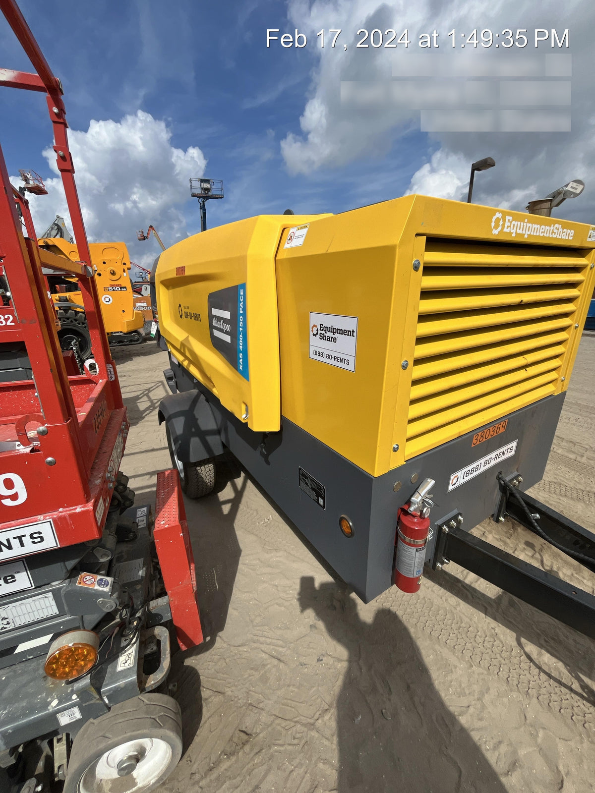 2023 ATLAS COPCO XAS 400-150 PACE