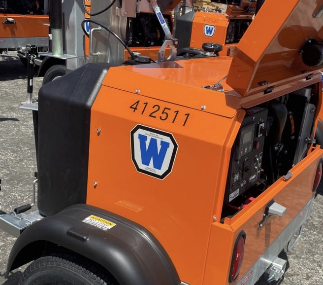 2024 Wanco WLTT-4MM4K Diesel, Deep Sea Controller, Shore Power Plug, Auto Start, (4) 350W LED Floodlights, 4kW Generator, 60 Gal Fuel Tank, 2" Ball, T3