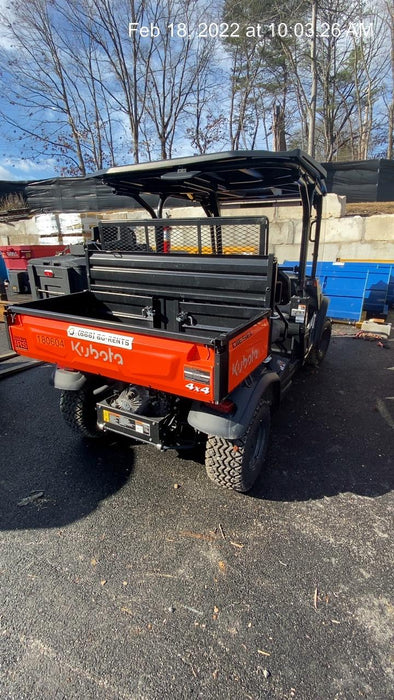 2021 Kubota RTV-X1140W-H Plastic Canopy, Windshield Acrylic Clear, LED Strobe Light, Wire Harness Kit, Back up Alarm