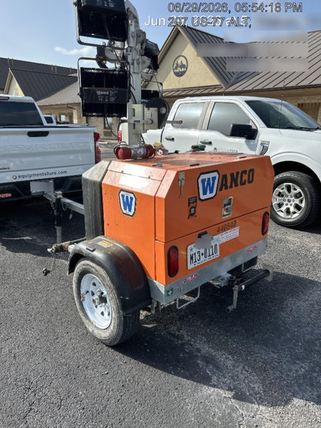 2024 Wanco WLTT-4MM4K Diesel, Deep Sea Controller, Shore Power Plug, Auto Start, (4) 350W LED Floodlights, 4kW Generator, 60 Gal Fuel Tank, 2" Ball, T3