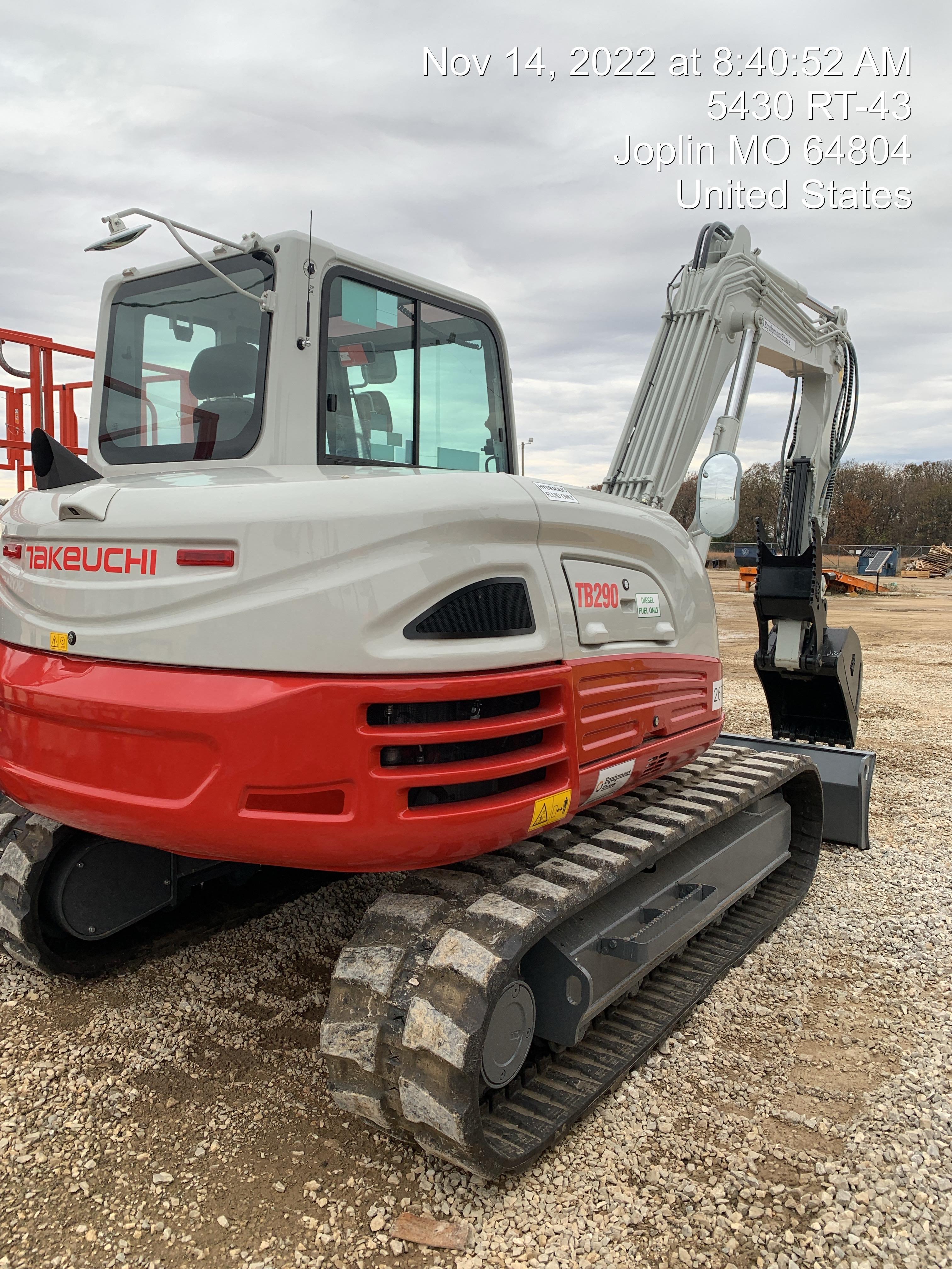 2022 TAKEUCHI TB290-CR