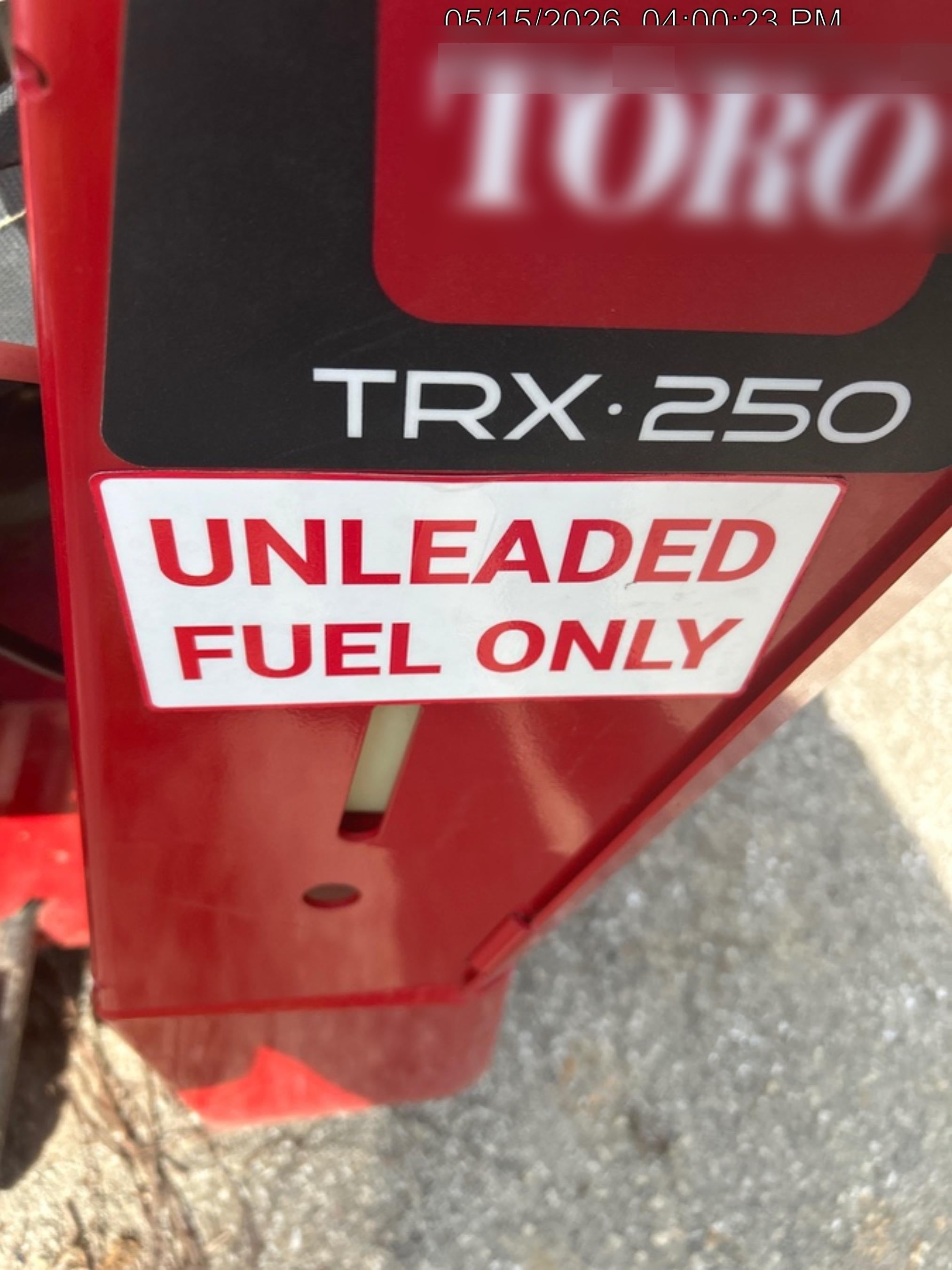 2023 TORO TRX-250