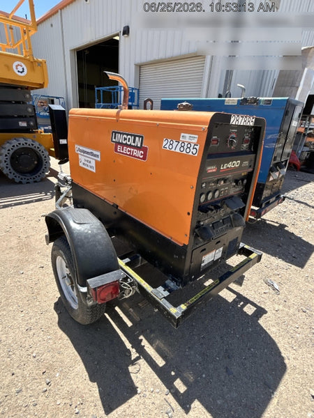 2023 Lincoln Electric LE400 Kubota V1505, Trlr, Cable Rack, Light Kit, ES Decals, T3