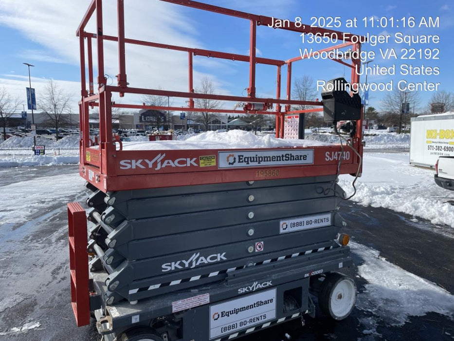 2021 Skyjack SJ4740 Hyd Drive, Sld NM Tires, DBcns, EST