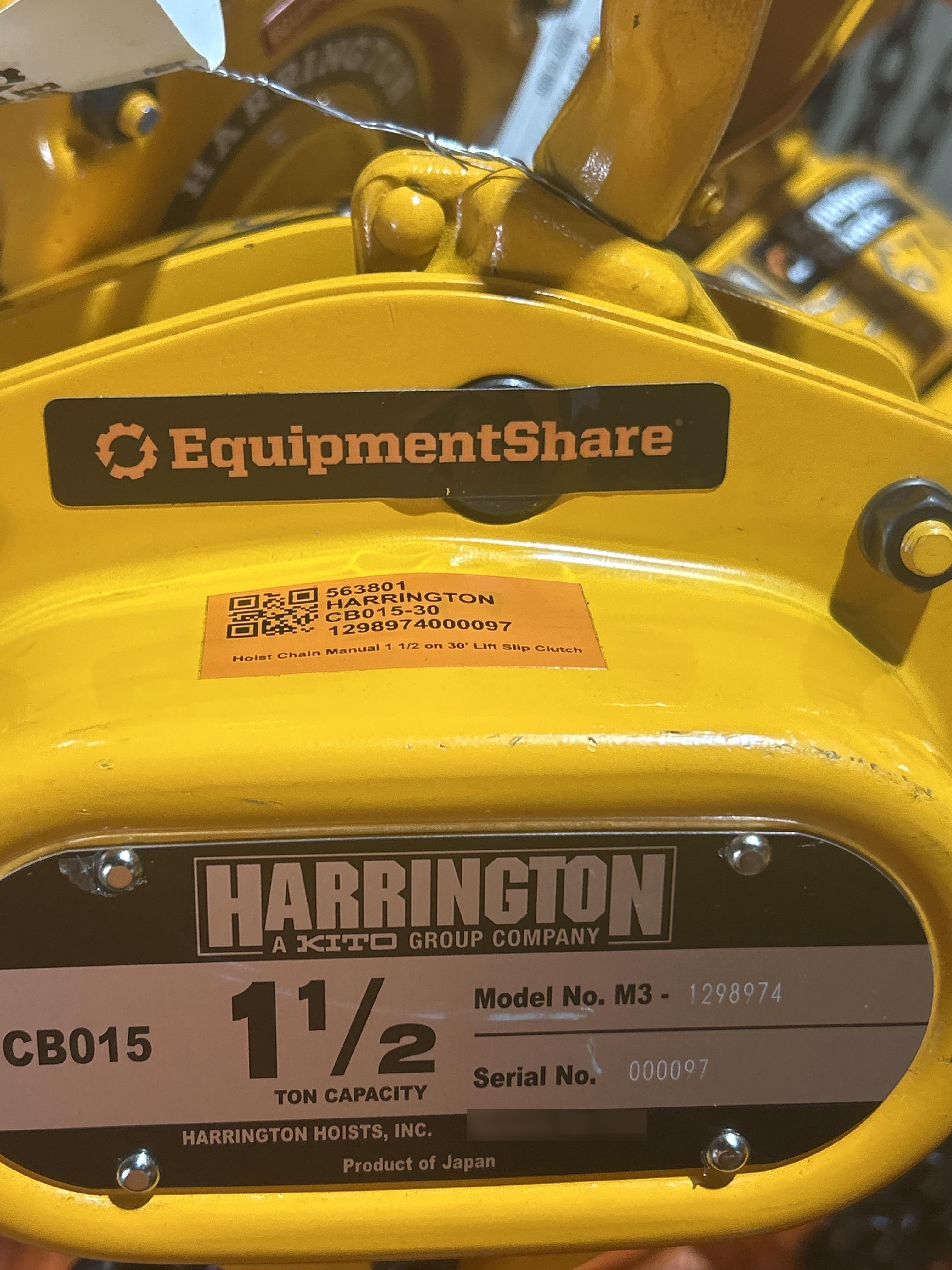 2025 HARRINGTON CB015-30