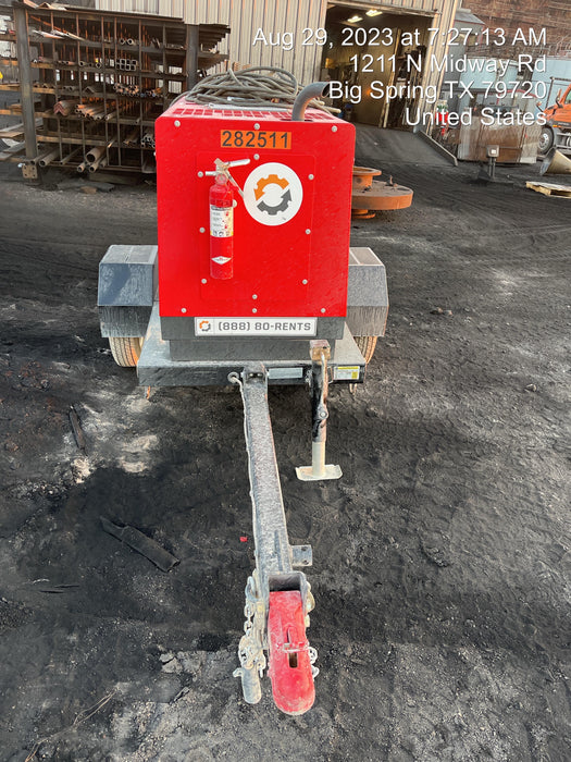 2022 Shindaiwa DGW400MDL Kubota D902 Engine, 23 HP, Dual Op Welder, Wire, Arc, Droop Stick, Tig, and CC Stick Functionality, Simulphase, 3 Phase and 1 Phase Gen Output, Single Axle NB Trlr, Slr Trckl Chrg 12V 12W, Fire Ext