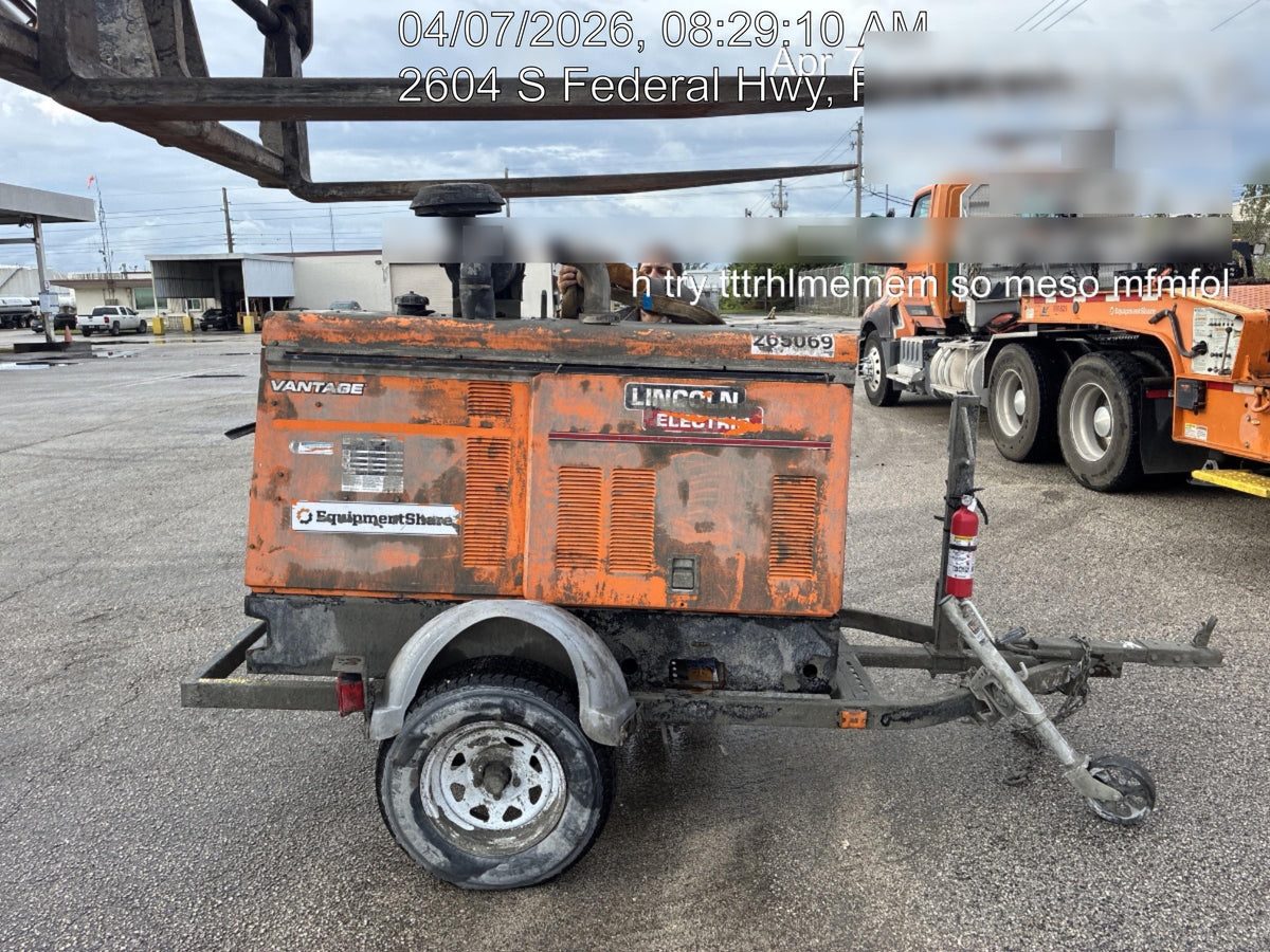 2022 Lincoln Electric Vantage 549X Crosslink Technology, Trailer Mounted, ES Decals, T3