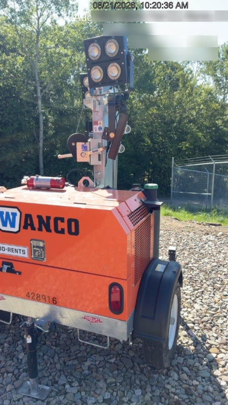 2024 Wanco WLTT-4MM4K Diesel, Deep Sea Controller, Shore Power Plug, Auto Start, (4) 350W LED Floodlights, 4kW Generator, 60 Gal Fuel Tank, 2" Ball, T3