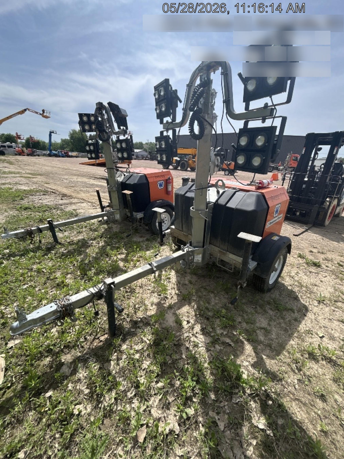 2024 Wanco WLTT-4MM4K Diesel, Deep Sea Controller, Shore Power Plug, Auto Start, (4) 350W LED Floodlights, 4kW Generator, 60 Gal Fuel Tank, 2" Ball, T3