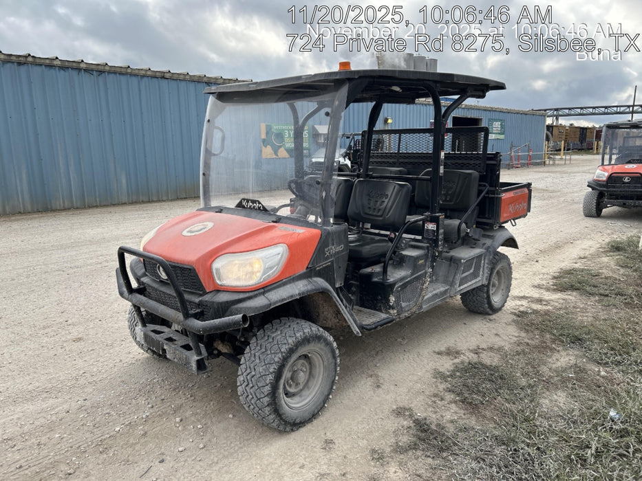 2022 Kubota RTV-X1140W-H Plastic Canopy, Windshield Acrylic Clear, LED Strobe Light, Wire Harness Kit, Back up Alarm
