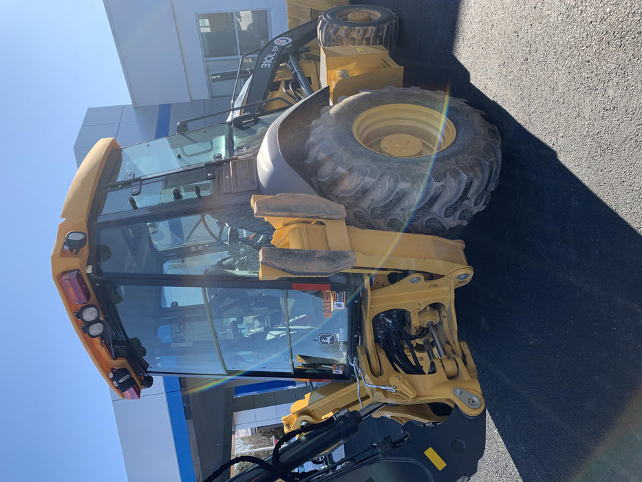 2020 John Deere 310LEP Cab/Heat/Air, 4WD, Standard Stick, Pilot Controls, 2 Way Hydraulics, TAG Manual QC