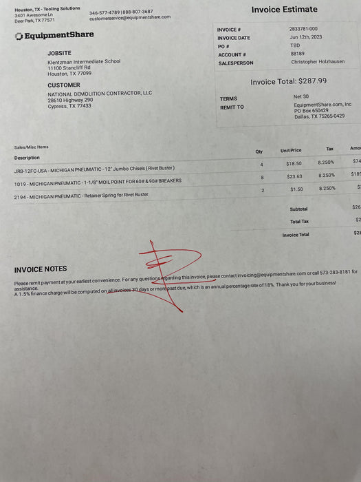 2020 MICHIGAN PNEUMATIC MP-TPB60-118