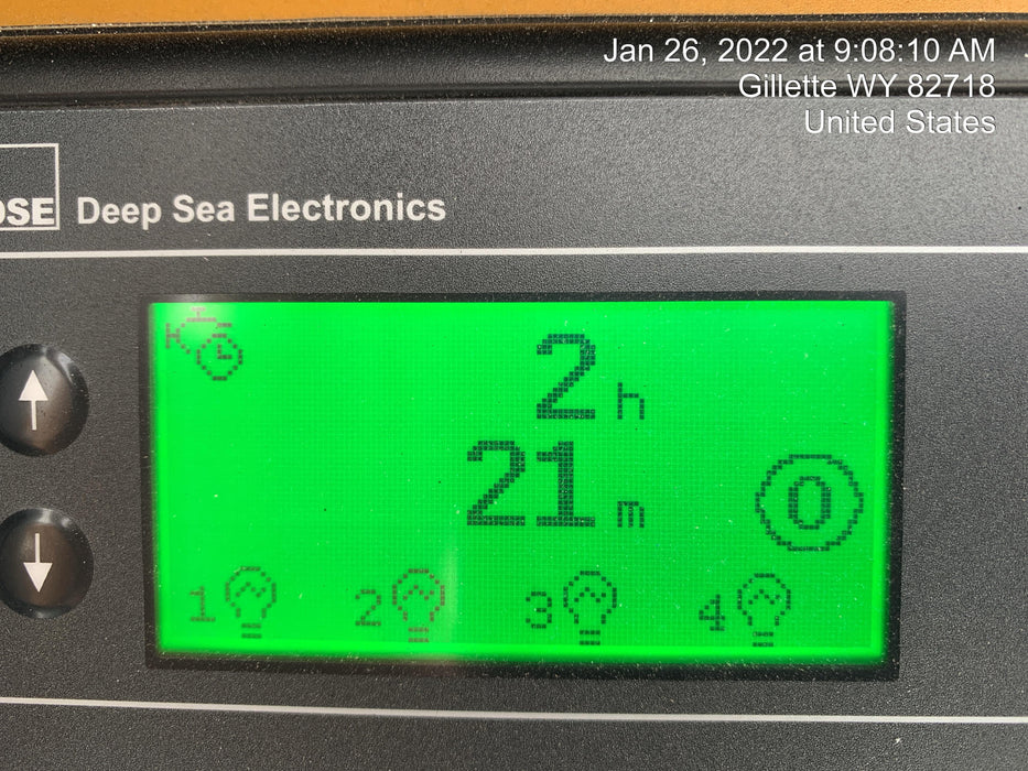 2022 Allmand NLV3GR (4) LED Light Fixture 350W, 23' Vertical Mast, 3kW Prime, Towable, Deep Sea L401, Leveling Jacks, Yanmar T4F 5.8hp