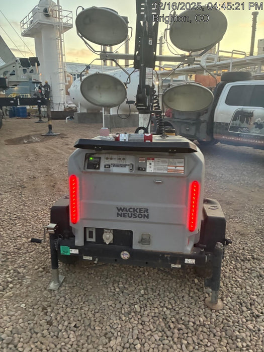 2019 Wacker Neuson LTV6L-MH Wacker Neuson LTV6L Mobile Light Tower w/Fuel Level Sensor Installed
