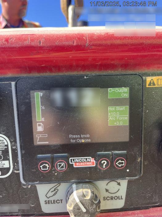 2020 Lincoln Electric Ranger 330MPX Kohler Engine, 330A/28V