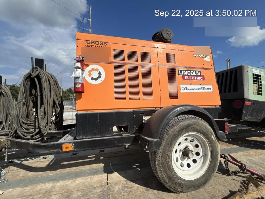 2021 Lincoln Electric Vantage 549X Ready Pak 3, ORANGE (includes trailer, cable rack, fender light kit)