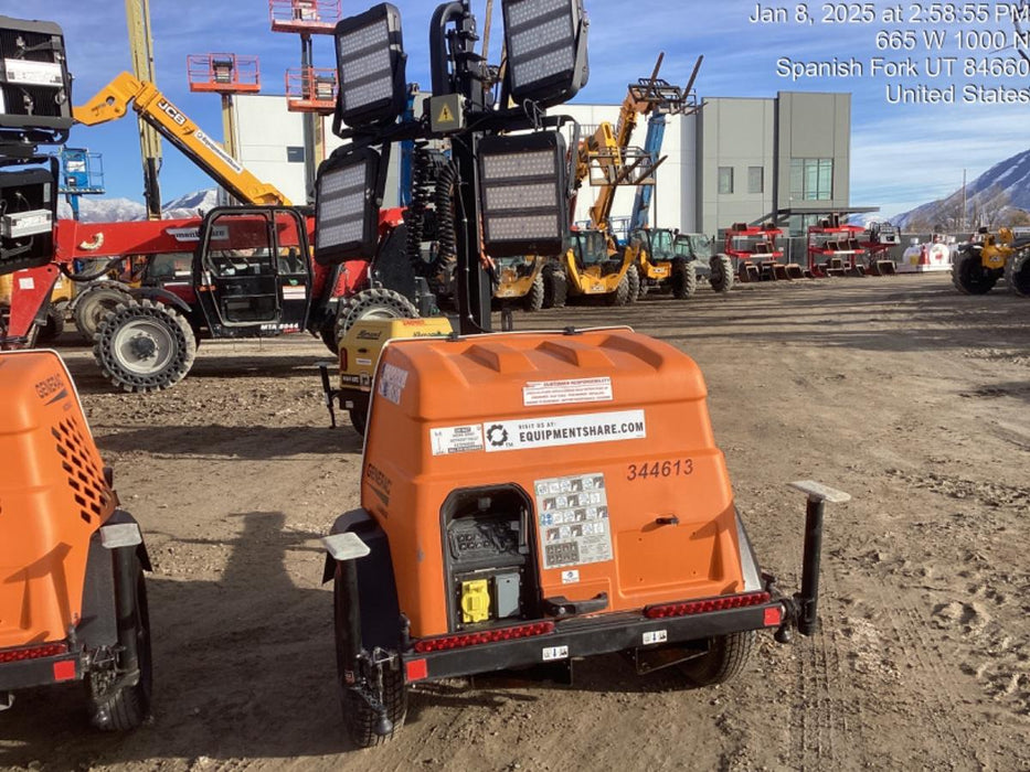 2023 Generac MLT2 Diesel, Flex Switch 120V Input, Powerzone Controller, (4) 320W LED Lights, 4kW Generator, 39.9 Gal Fuel Tank, 2" Ball, T3