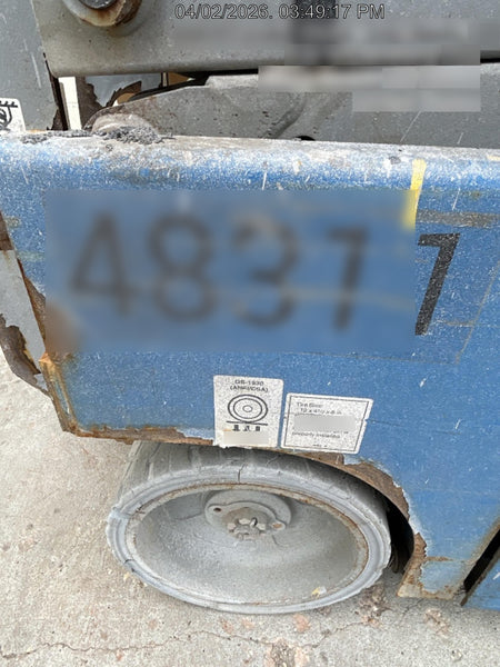 2019 Genie GS-1930 Fixed Rails with Chain Entry